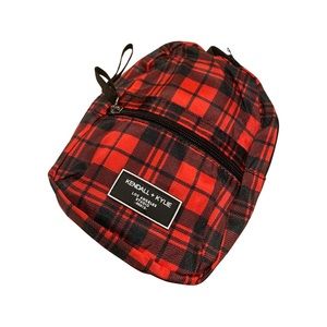 Kendall & Kylie  Mini Plaid Backpack